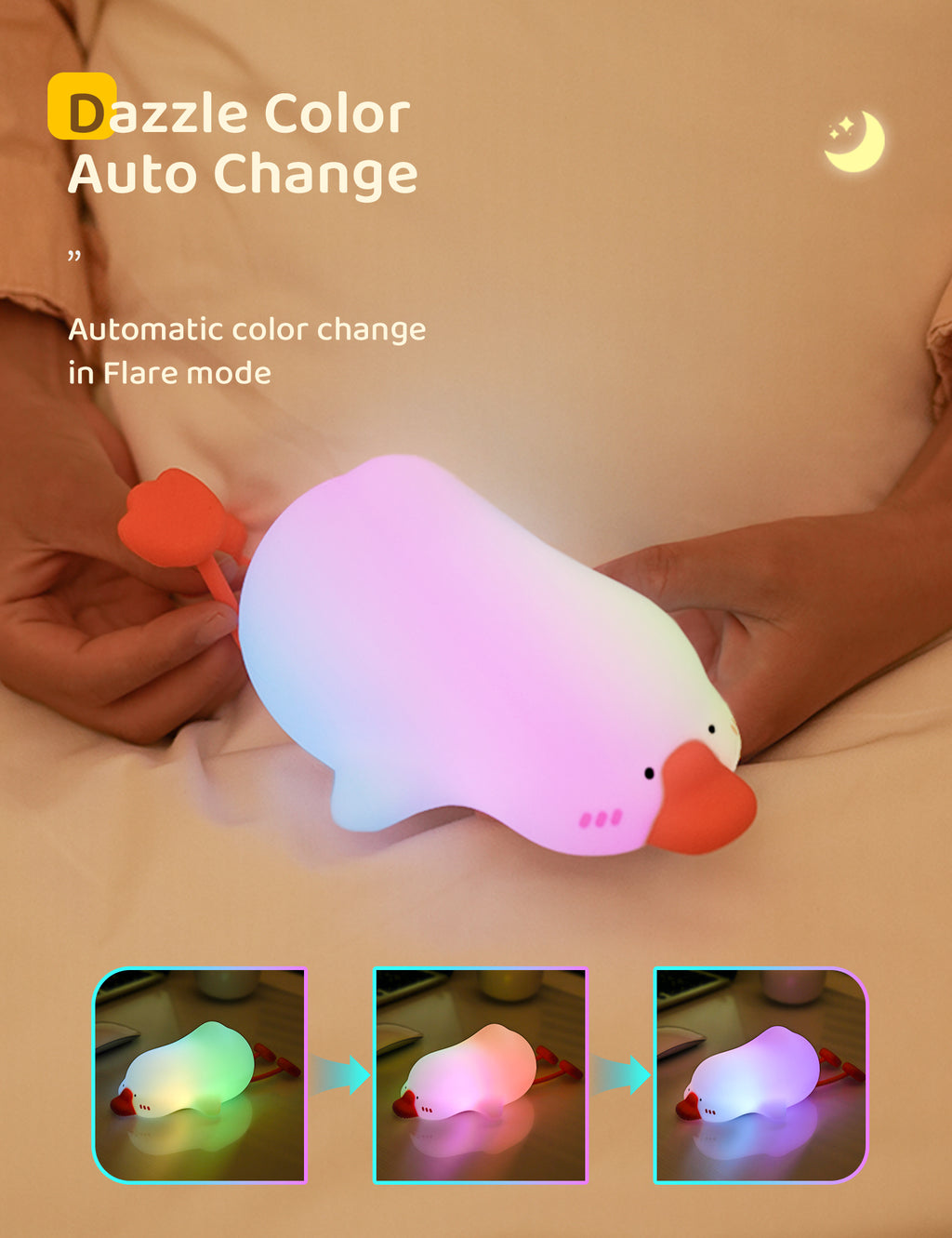 Laying Goose Night Light