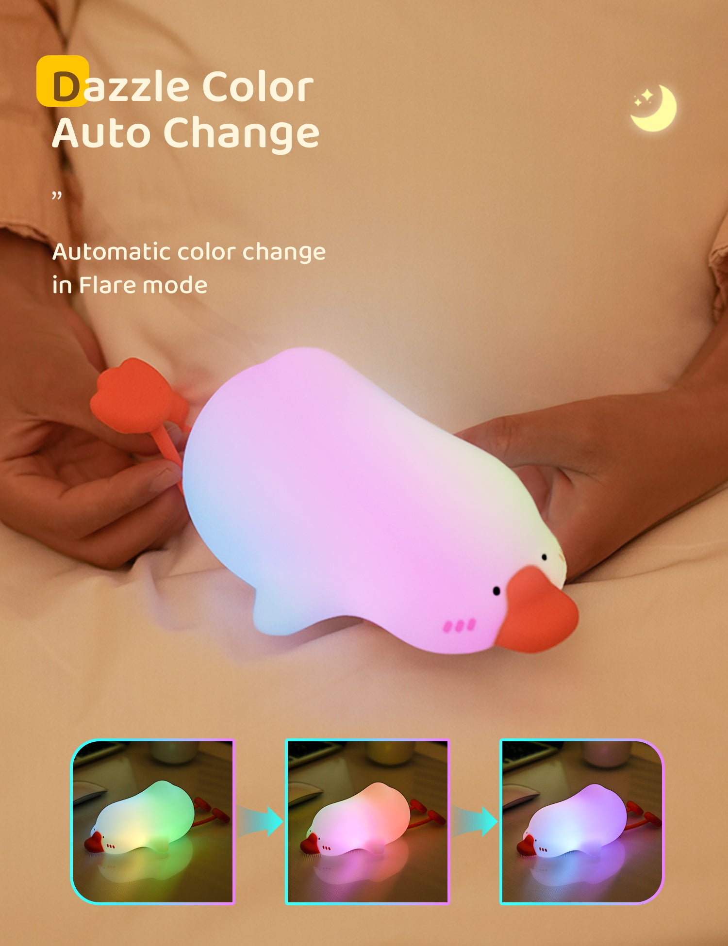 Laying Goose Night Light
