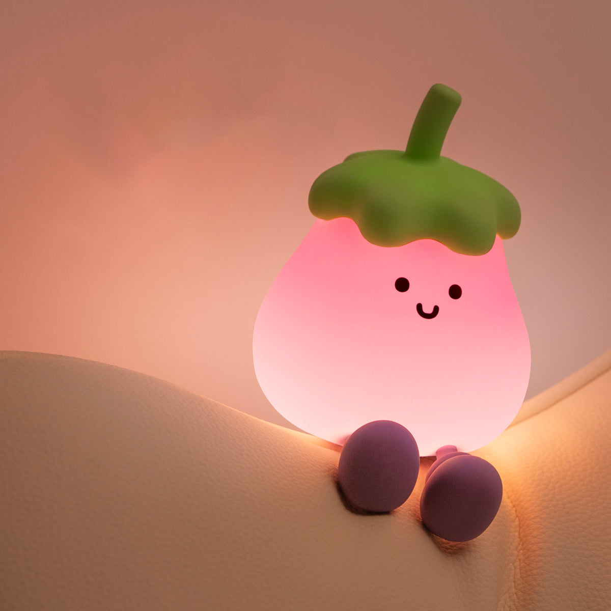 Eggplant Silicone Night Light