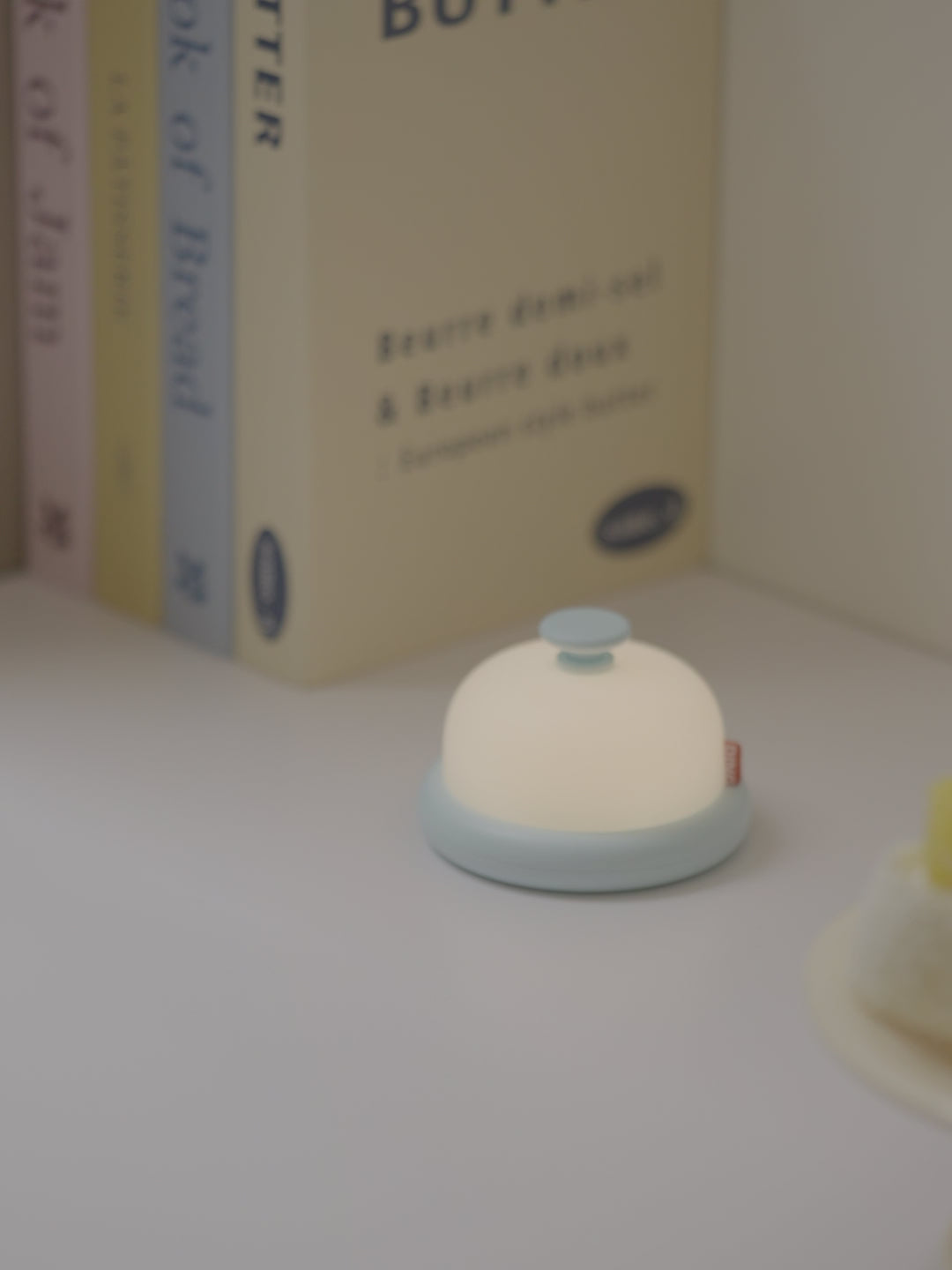 Cute ring bell looking night lamps glowing in the dark